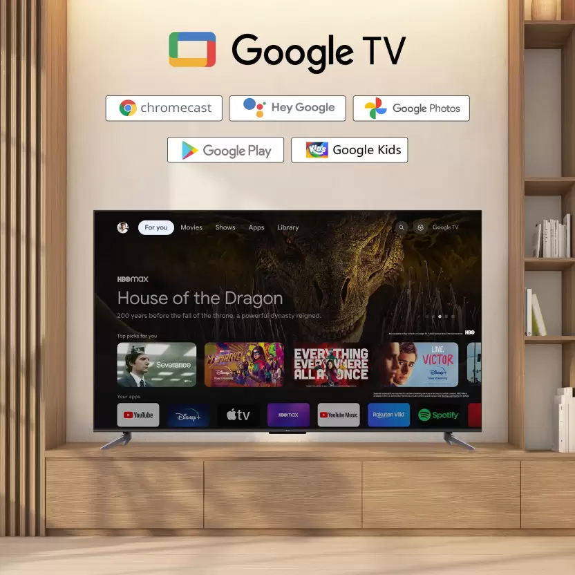 TCL C645 139 cm (55 inch) QLED Ultra HD (4K) Smart Google TV With Hands-Free Voice Control (55C645) - Image 2