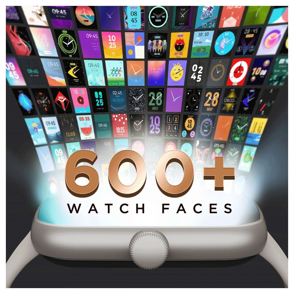 boAt Wave Lynk Voice Smartwatch with Bluetooth Calling, Grey - Image 3