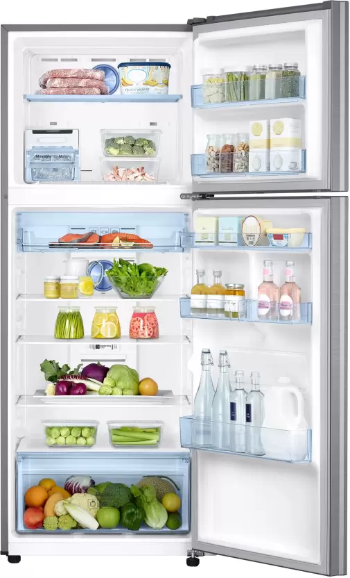SAMSUNG 385 L Frost Free Double Door 2 Star Convertible Refrigerator  (Elegant Inox, RT42C5532S8/HL) - Image 2
