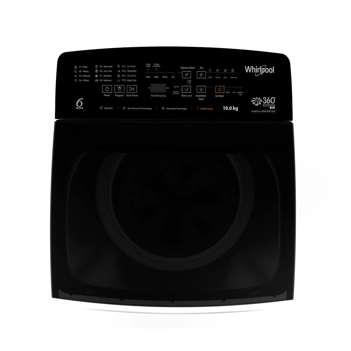 Whirlpool 360° Bloomwash Pro 10kg 5 Star Fully Automatic Top-Load Washing Machine with In-Built Heater - Image 3