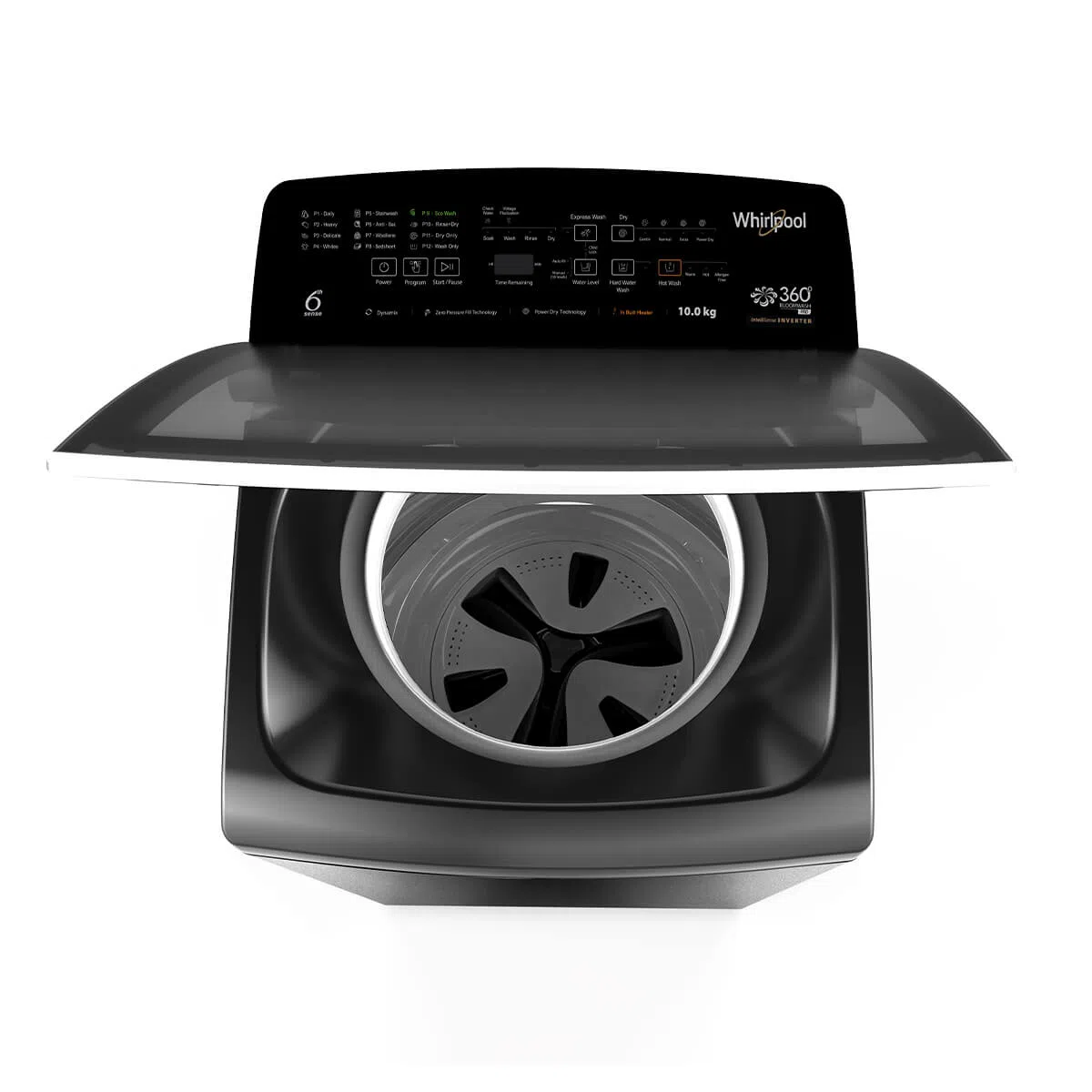Whirlpool 360° Bloomwash Pro 10kg 5 Star Fully Automatic Top-Load Washing Machine with In-Built Heater - Image 4