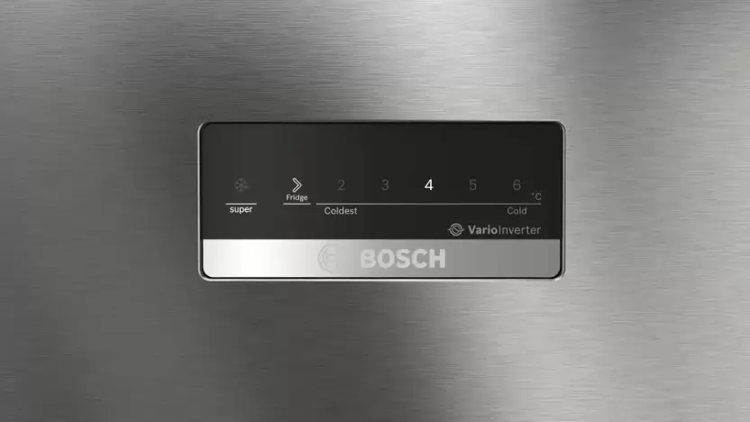 BOSCH 243 L Frost Free Double Door Top Mount 3 Star Refrigerator (SPARKLY STEEL, CTN27S031I) - Image 3