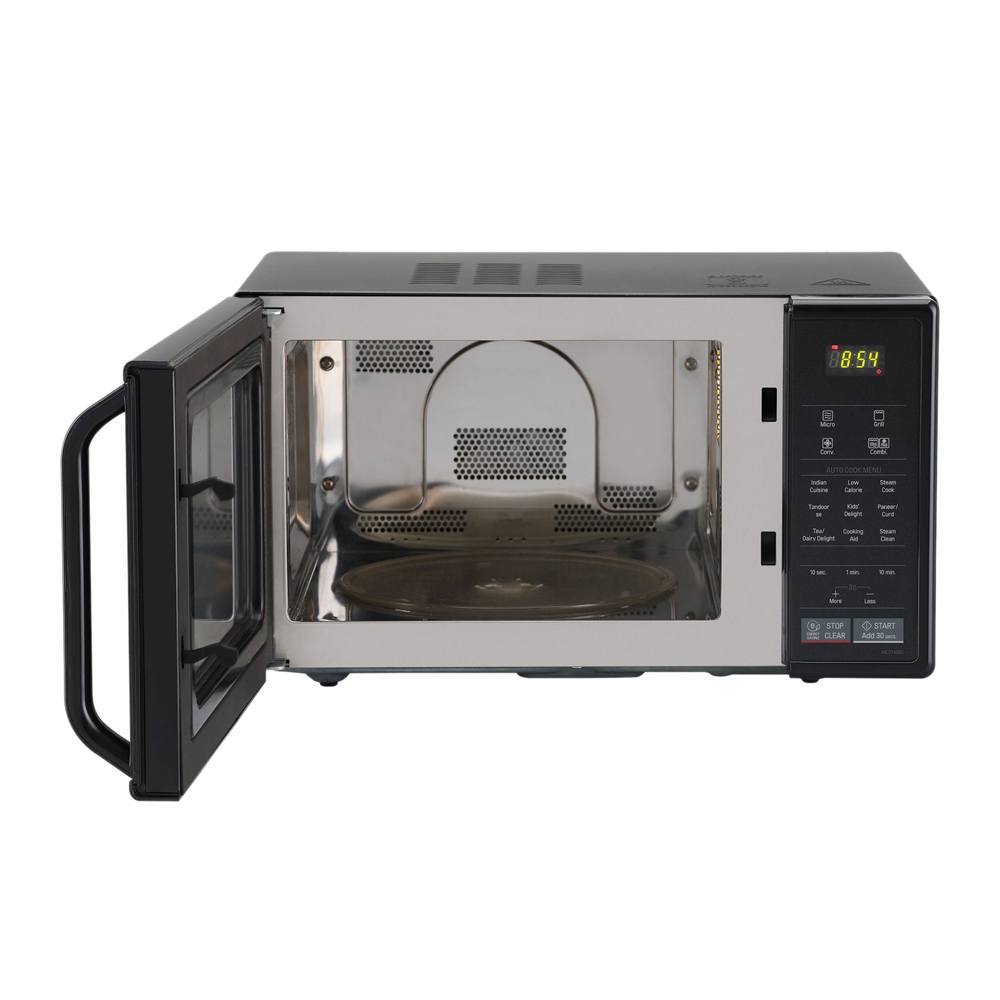 LG MC2146BG, 21 Litres Convection Microwave Oven, 151 Auto Cook Menu, 101 Indian Cook Menu, Black - Image 3