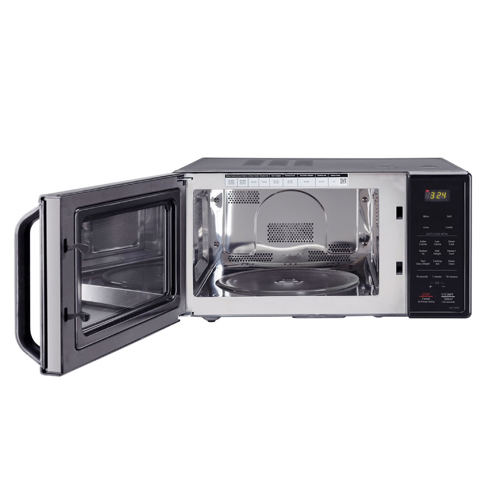 LG 21 Litres Convection Microwave with Glass Door, 151 Auto Cook Menus, Heathplus menu, Quartz Heater (MC2146BR, Black) VSP - Image 2