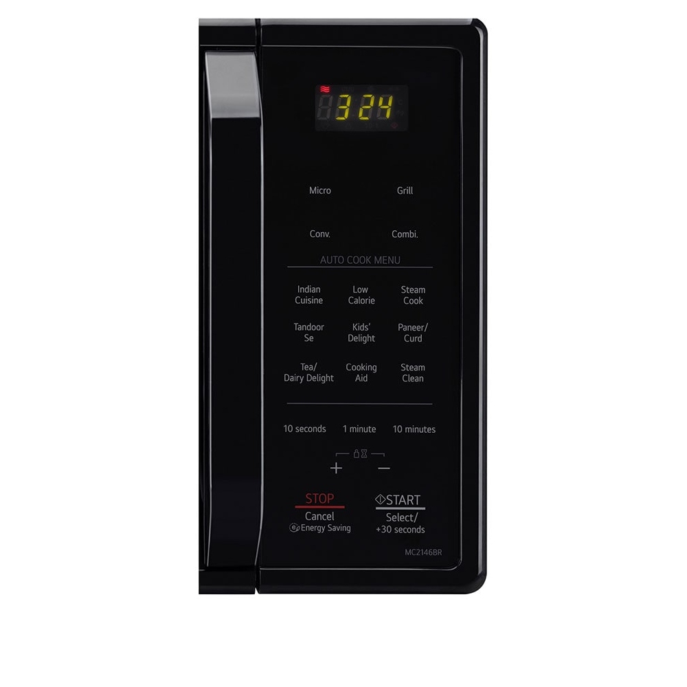 LG 21 Litres Convection Microwave with Glass Door, 151 Auto Cook Menus, Heathplus menu, Quartz Heater (MC2146BR, Black) VSP - Image 3
