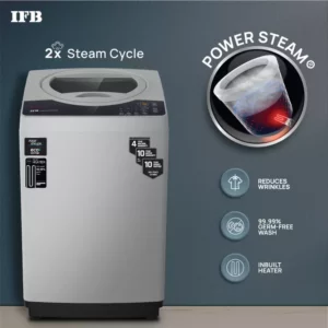 IFB 7 kg Fully Automatic Top Load Washing Machine with In-built Heater Black, Grey  (TL - REGS 7 Kg Aqua) - Image 2