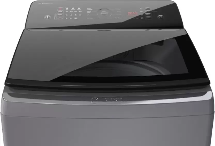 BOSCH 8 kg Fully Automatic Top Load Washing Machine with In-built Heater Grey (WOE802D7IN) - Image 2