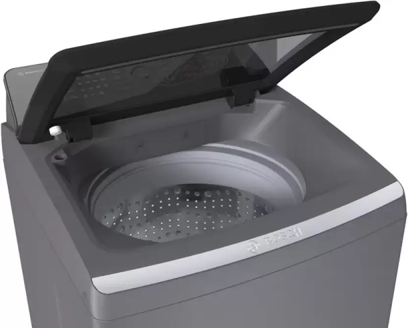 BOSCH 8 kg Fully Automatic Top Load Washing Machine with In-built Heater Grey (WOE802D7IN) - Image 4