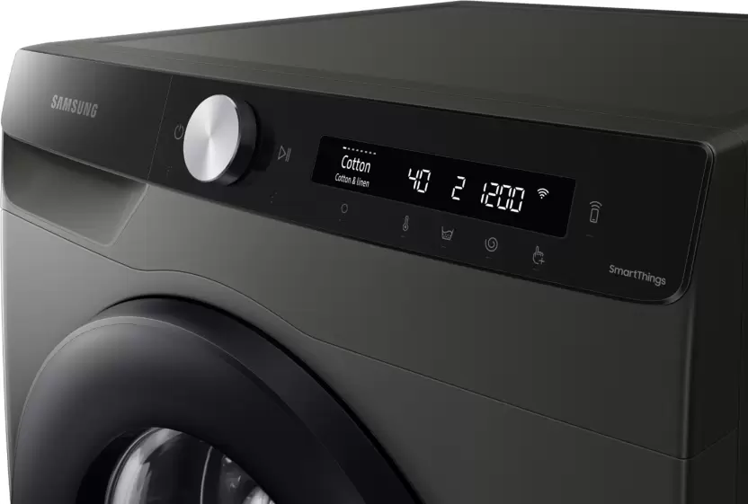 SAMSUNG 7 kg with Wi-Fi Enabled,AI Control, Wi-Fi EnabledEnabled, 5 Star Rating Fully Automatic Front Load Washing Machine Grey (WW70T502DAX/TL) - Image 2