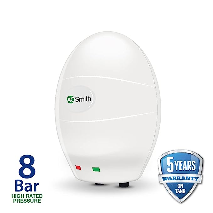 AO Smith 3 L Instant Water Geyser (fast on 3 kw, White) - Image 2