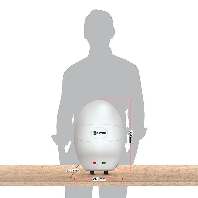 AO Smith 3 L Instant Water Geyser (fast on 3 kw, White) - Image 4