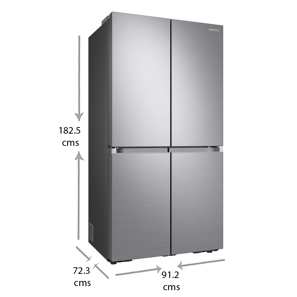 SAMSUNG 705 L Frost Free French Door Bottom Mount Refrigerator (Real Stainless, RF70A90T0SL/TL) - Image 2