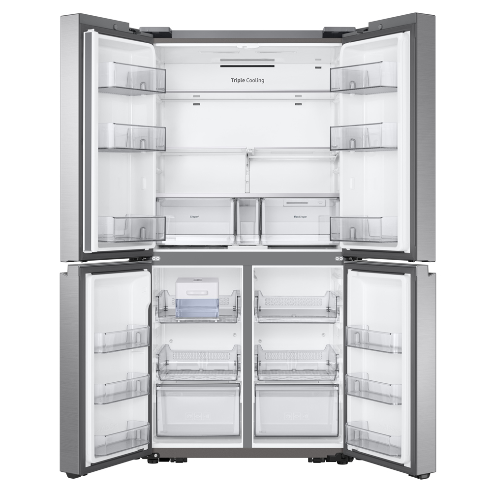 SAMSUNG 705 L Frost Free French Door Bottom Mount Refrigerator (Real Stainless, RF70A90T0SL/TL) - Image 3