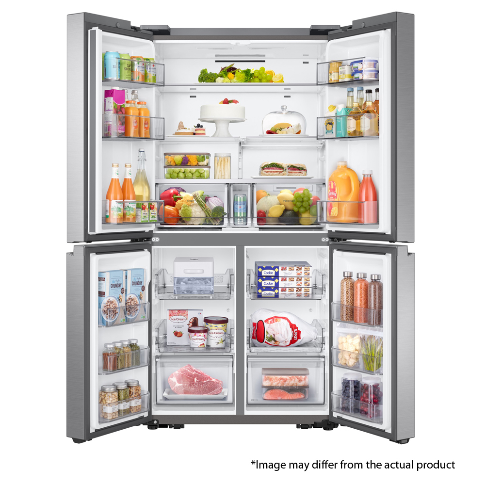 SAMSUNG 705 L Frost Free French Door Bottom Mount Refrigerator (Real Stainless, RF70A90T0SL/TL) - Image 4