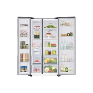 SAMSUNG 653 L Frost Free Side by Side 3 Star Refrigerator  (Refined Inox, RS76CG8103S9HL) - Image 4