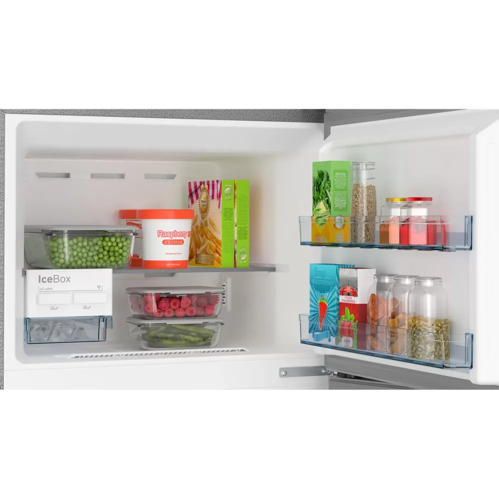 BOSCH Series 4 334 Litres 3 Star Frost Free Double Door Convertible Refrigerator with Temperature Display (CTC35S032I, Sparkly Steel) - Image 4
