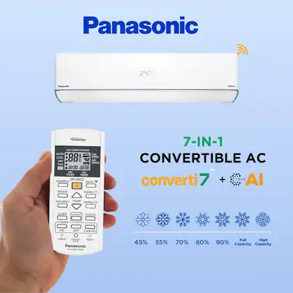 Panasonic 1.5 Ton 5 Star 7-in-1 Convertible Wi Fi Inverter Split AC EU18AKY5XFM (4 Way swing, MirAle, 100% Copper,PM 0.1 Filter for filtration, 2024 launch) - Image 2