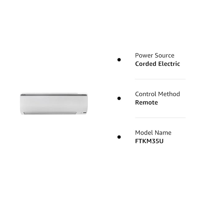 Daikin 1 Ton 5 Star Split Inverter AC - White (FTKM35UV16W, Copper Condenser) - Image 5
