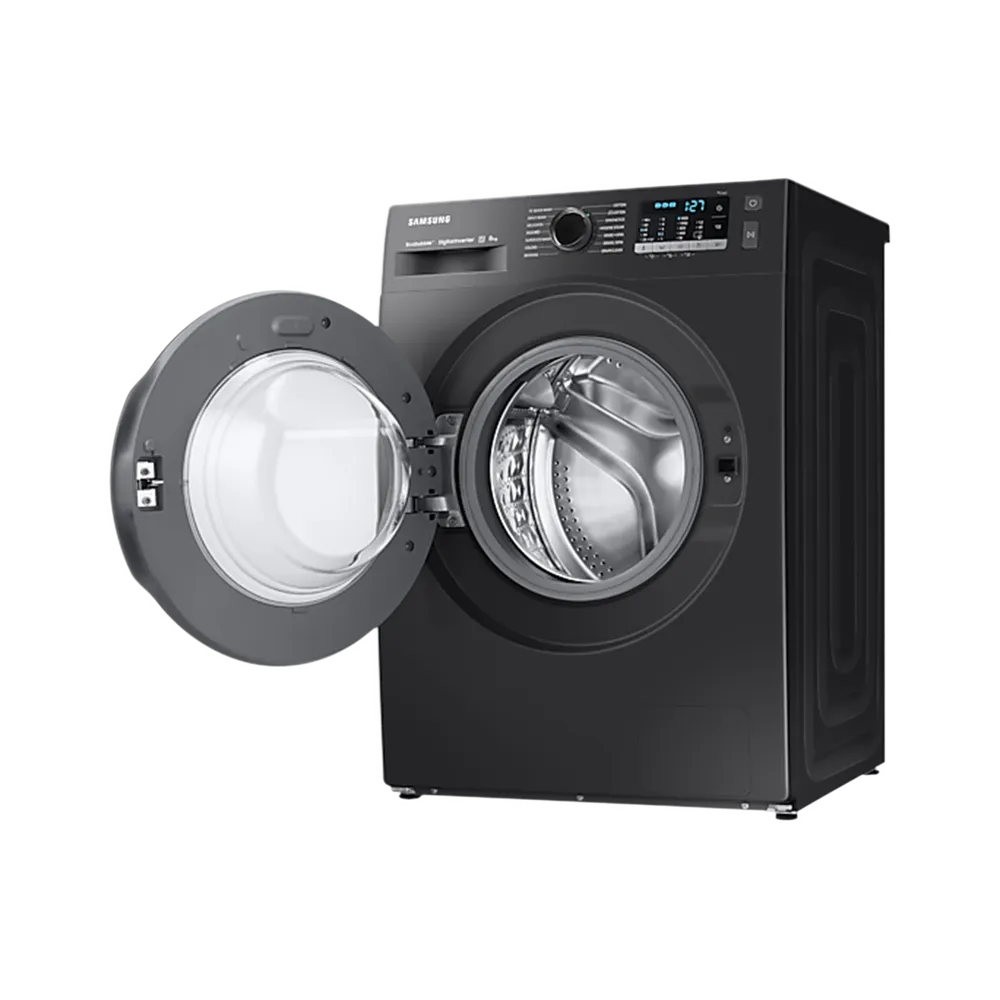 SAMSUNG 8 kg 5 Star Inverter Fully Automatic Front Load Washing Machine (WW80TA046AB1TL, Hygiene Steam, Diamond Drum, Black) - Image 2