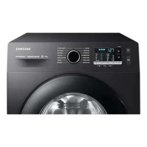 SAMSUNG 8 kg 5 Star Inverter Fully Automatic Front Load Washing Machine (WW80TA046AB1TL, Hygiene Steam, Diamond Drum, Black) - Image 5