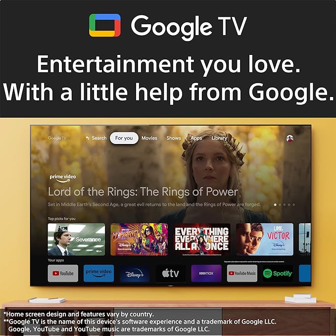 Sony Bravia 195 cm (77 inches) XR Series 4K Ultra HD Smart OLED Google TV XR-77A80L (Black) - Image 2