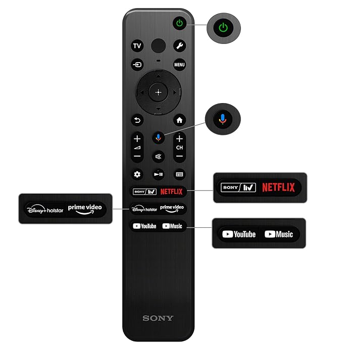 Sony Bravia 195 cm (77 inches) XR Series 4K Ultra HD Smart OLED Google TV XR-77A80L (Black) - Image 5