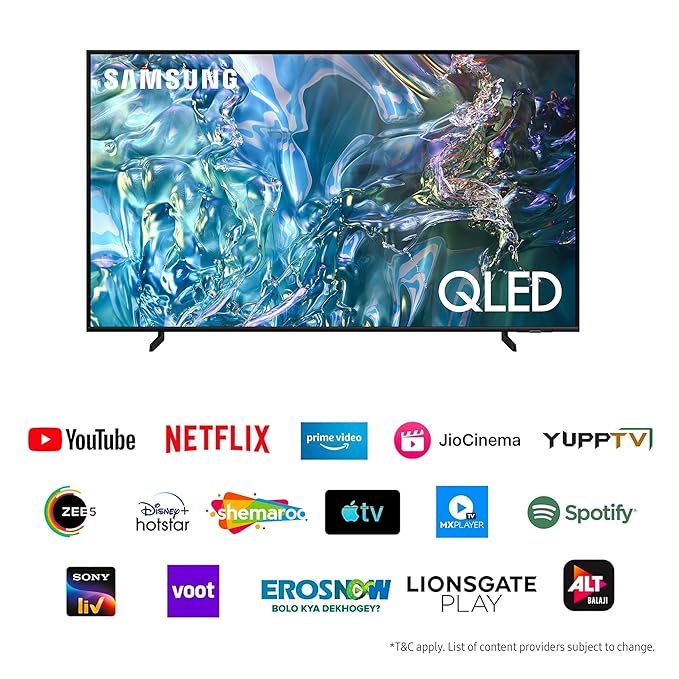 Samsung 138 cm (55 inches) 4K Ultra HD Smart QLED TV QA55Q60DAULXL (Black) - Image 3